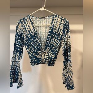 Zara tie dye top! Flowy and super cute 💗